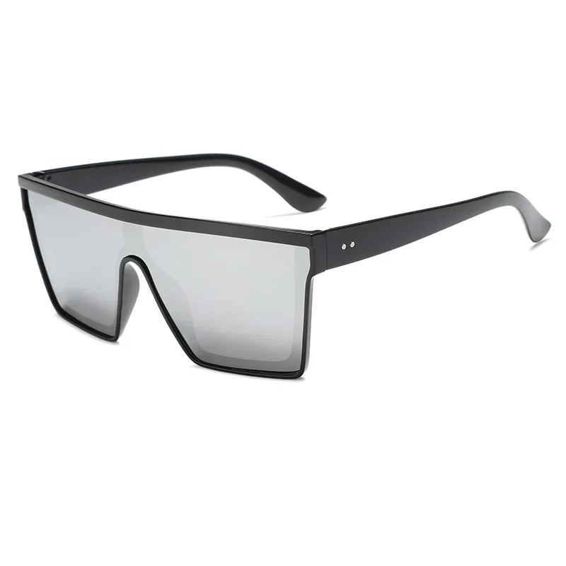 Oversized Square Sunglasses – UV400 Retro Gradient Fashion Shades