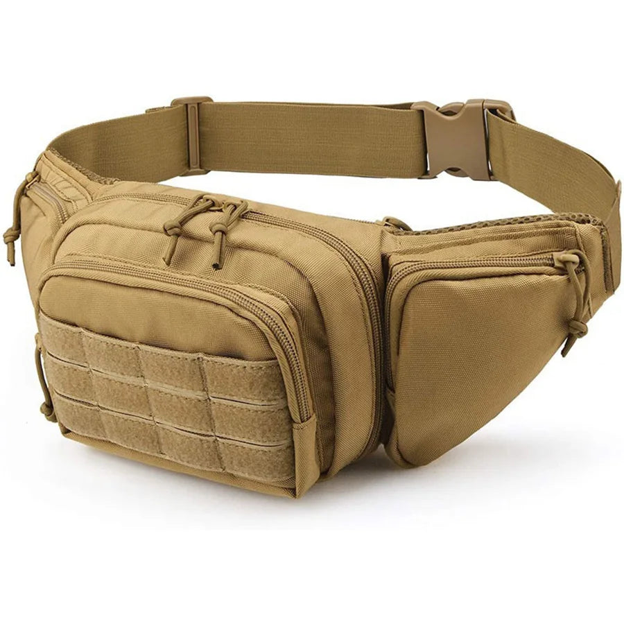 New Outdoor Multi functional Invisible Waist Attachment Bag for Men's Sports Storage Waist Bag Outdoor Tool Kit