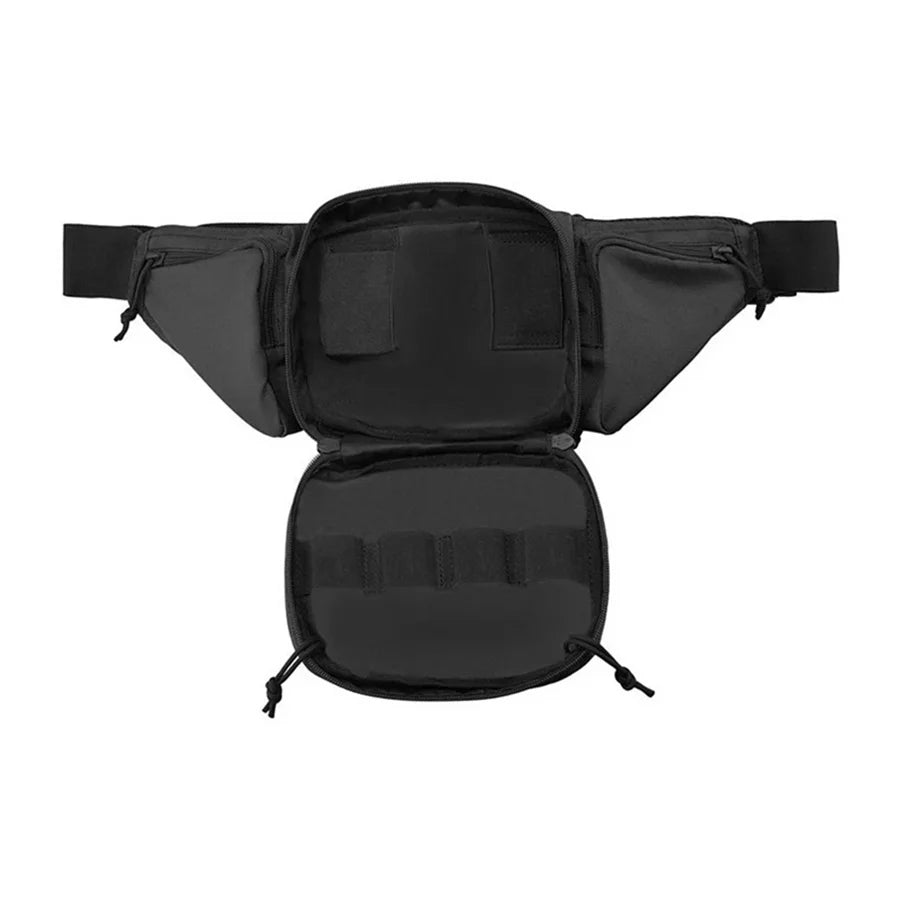 New Outdoor Multi functional Invisible Waist Attachment Bag for Men's Sports Storage Waist Bag Outdoor Tool Kit