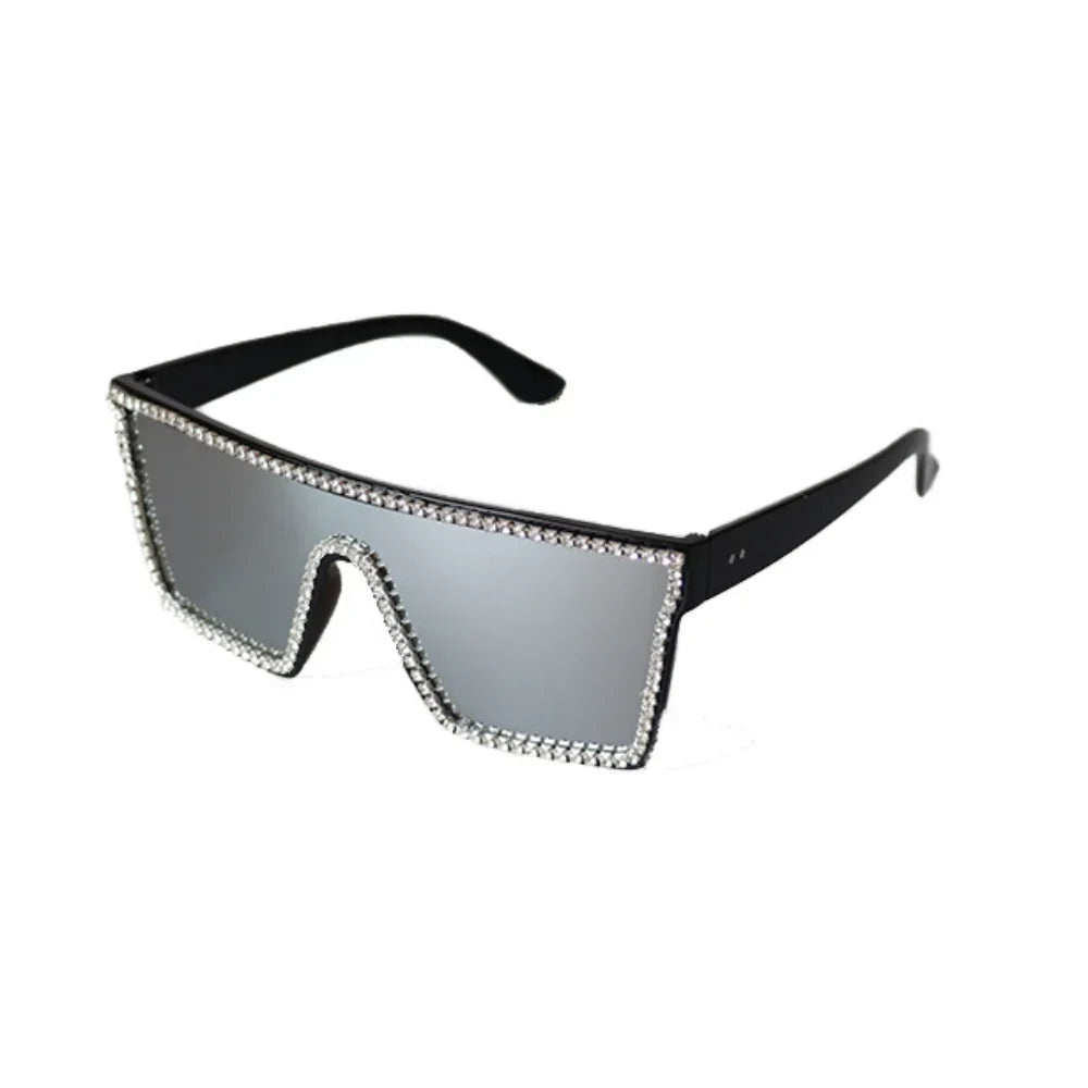 Oversized Square Sunglasses – UV400 Retro Gradient Fashion Shades