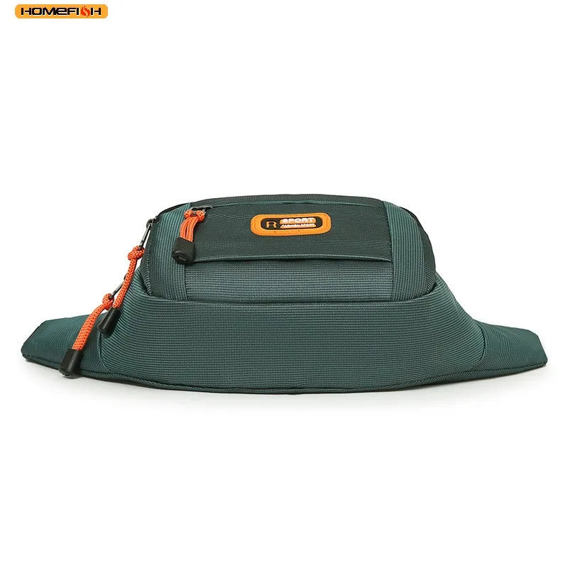 HOMEFISH Large Capacity Waist Bag – Splash-Resistant Oxford Belt Bag