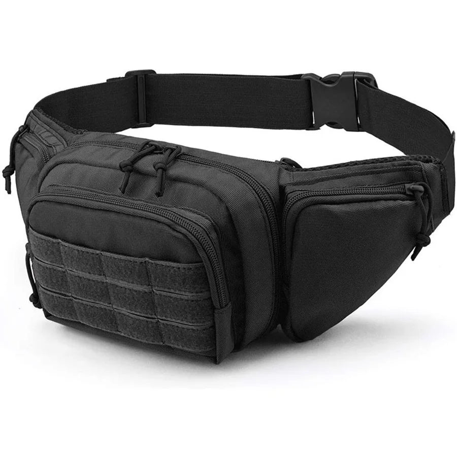 New Outdoor Multi functional Invisible Waist Attachment Bag for Men's Sports Storage Waist Bag Outdoor Tool Kit