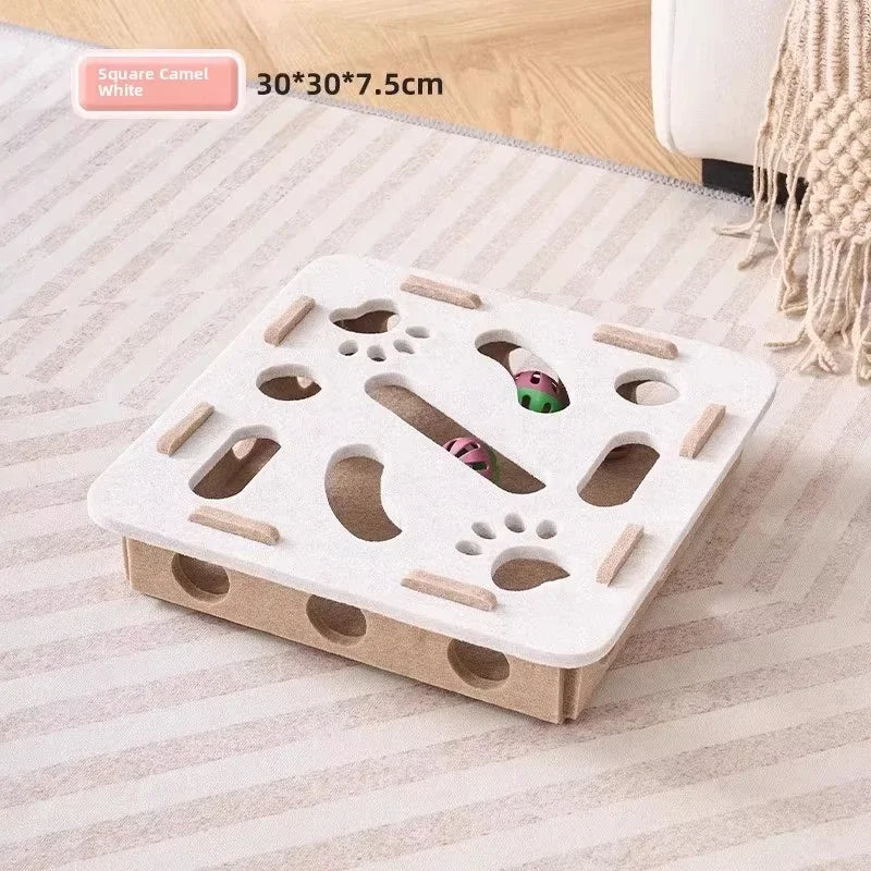 Felt Cat Puzzle Box – Interactive Hunting Toy