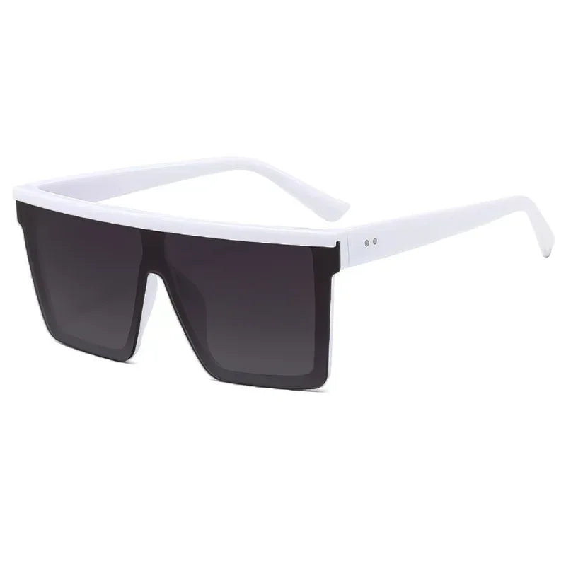 Oversized Square Sunglasses – UV400 Retro Gradient Fashion Shades