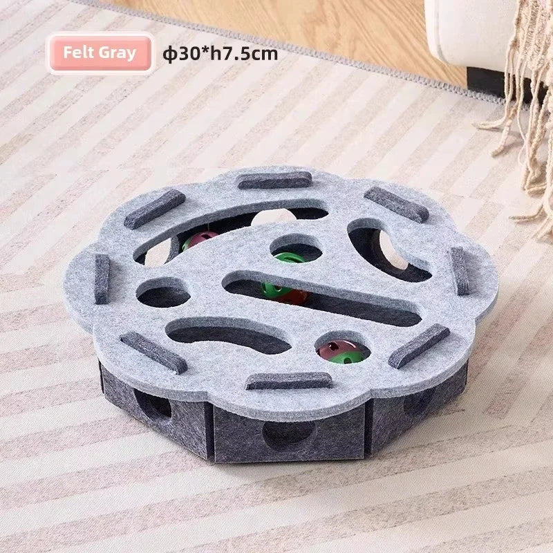 Felt Cat Puzzle Box – Interactive Hunting Toy