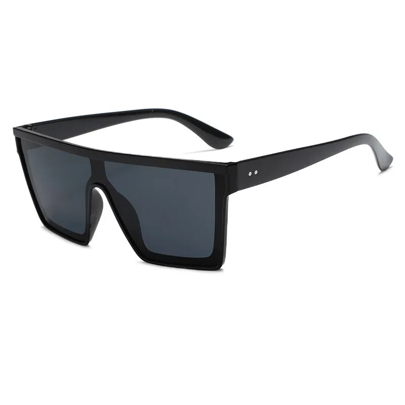 Oversized Square Sunglasses – UV400 Retro Gradient Fashion Shades