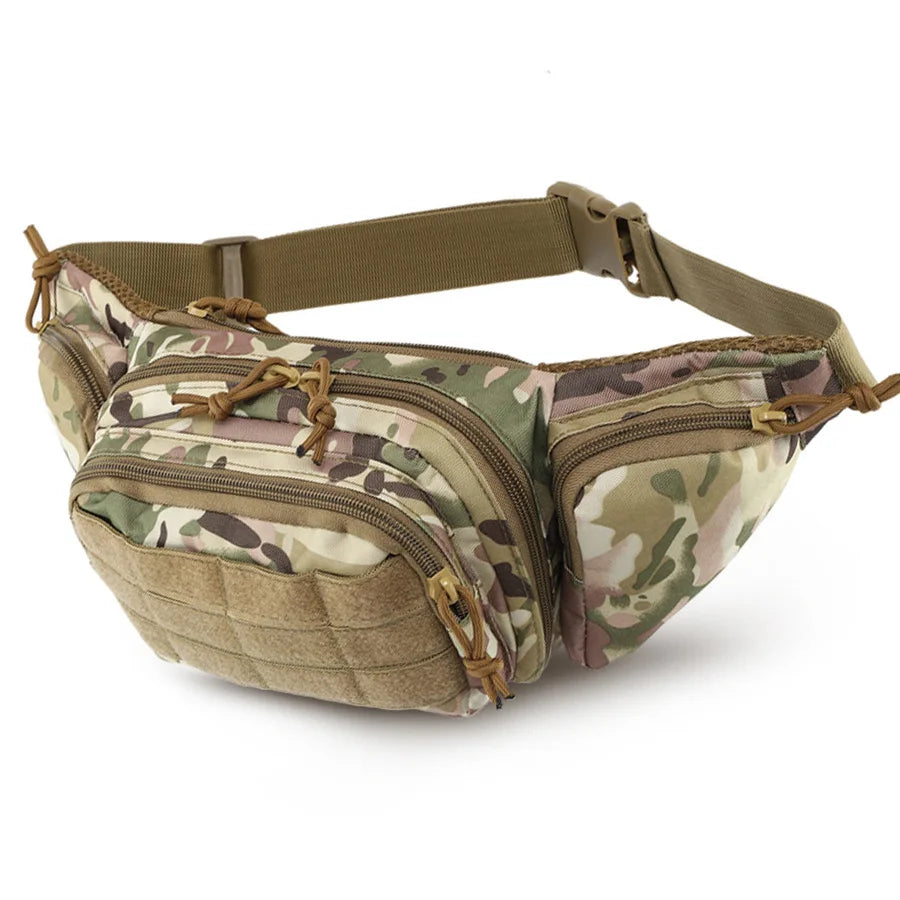 New Outdoor Multi functional Invisible Waist Attachment Bag for Men's Sports Storage Waist Bag Outdoor Tool Kit