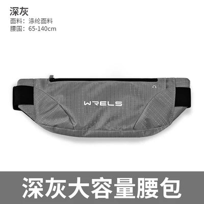 Ultra-Slim Running Belt – Water-Resistant Phone Waist Pack with Headphone Port