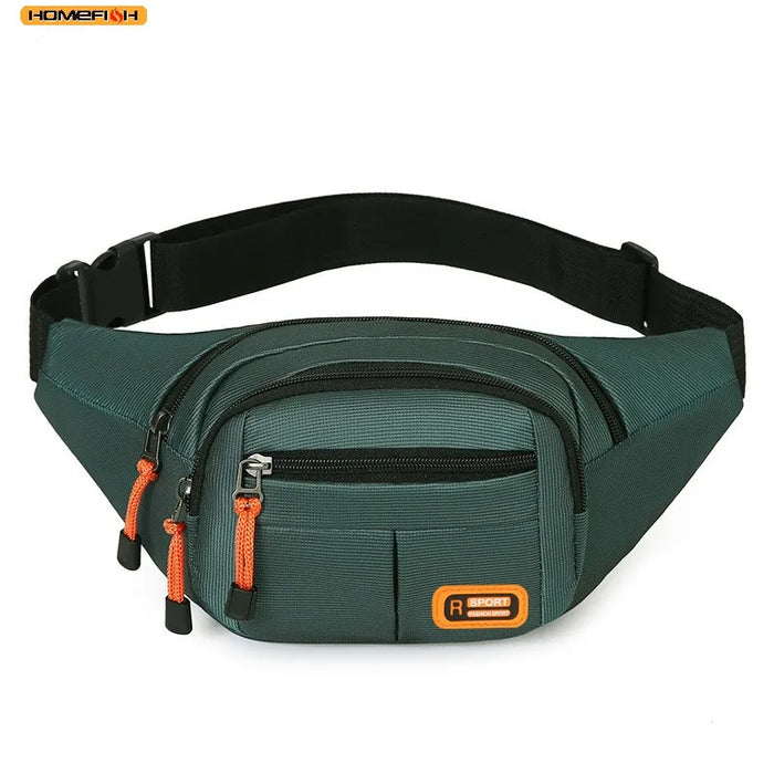 HOMEFISH Large Capacity Waist Bag – Splash-Resistant Oxford Belt Bag
