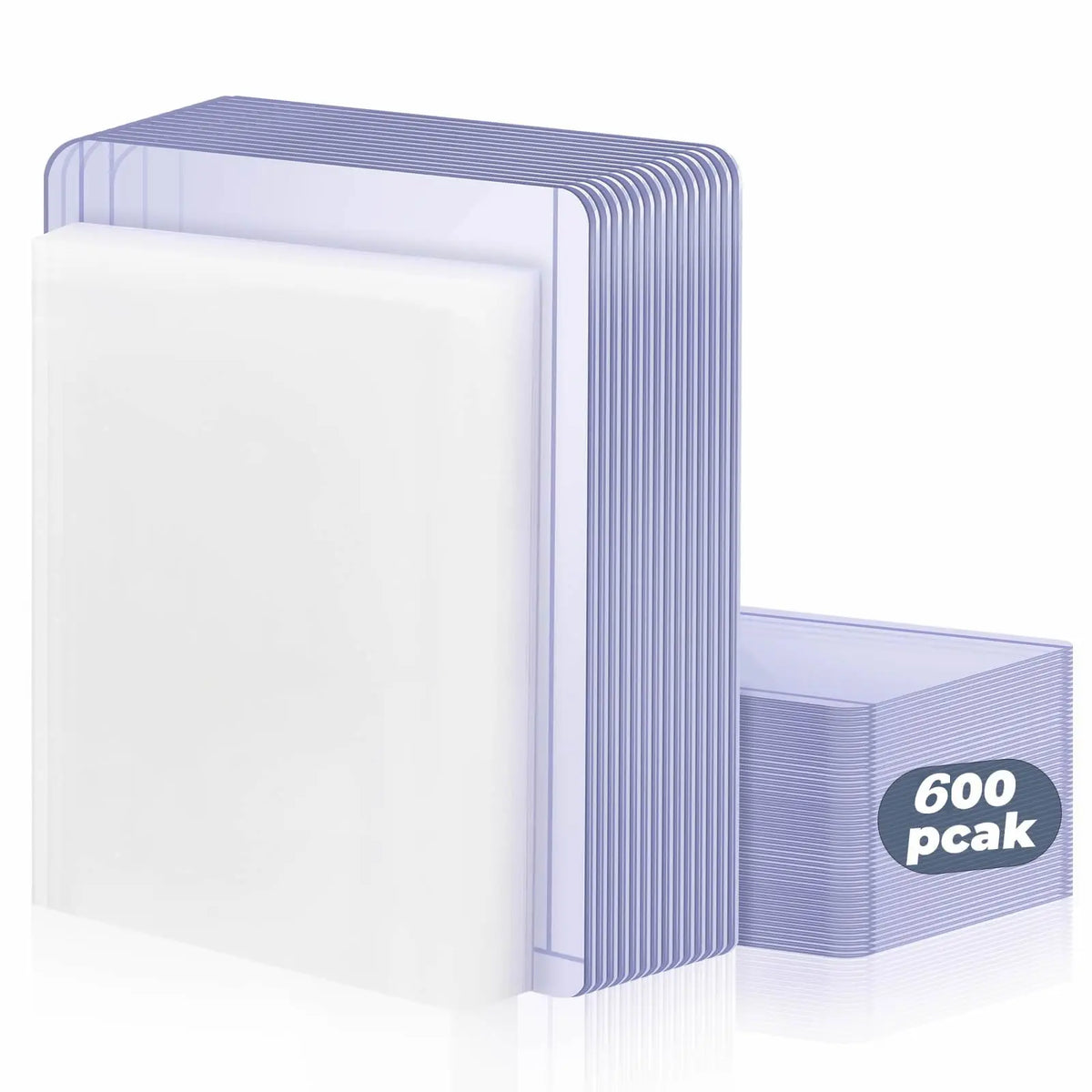 100-600pcs Card Sleeves Hard Soft Card Holder Covered With Protective Filmclear Trading Protectors For Football Sports Game Card