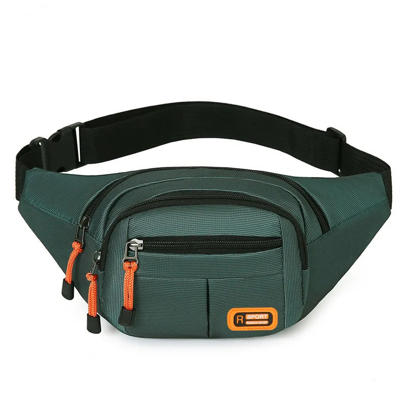 HOMEFISH Large Capacity Waist Bag – Splash-Resistant Oxford Belt Bag