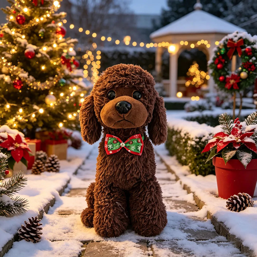 Christmas Pet Bow Ties, Adjustable Dog Bow Ties, Cat Bowknot Collar, Festive Pet Dress-up Accessories for Small Puppy Kitten