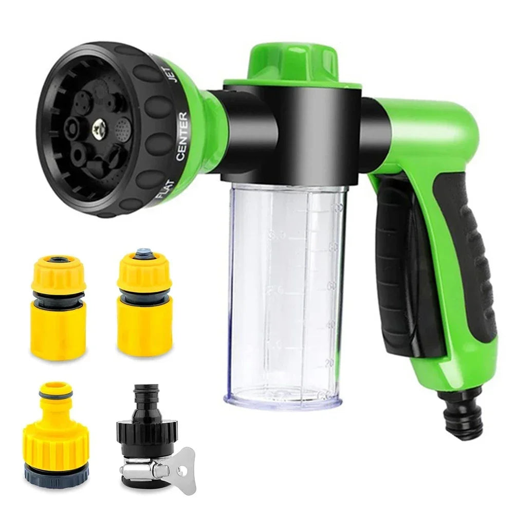 8-in-1 Pet Shower Sprayer & Foam Hose Nozzle