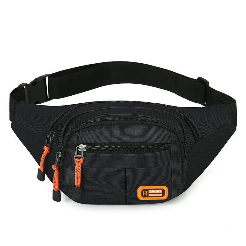 HOMEFISH Large Capacity Waist Bag – Splash-Resistant Oxford Belt Bag