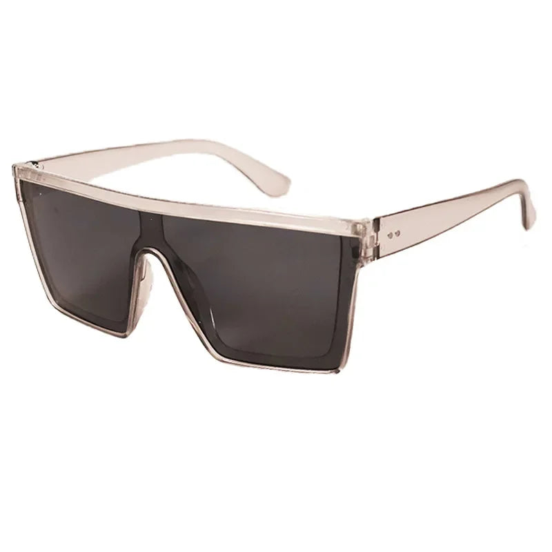Oversized Square Sunglasses – UV400 Retro Gradient Fashion Shades